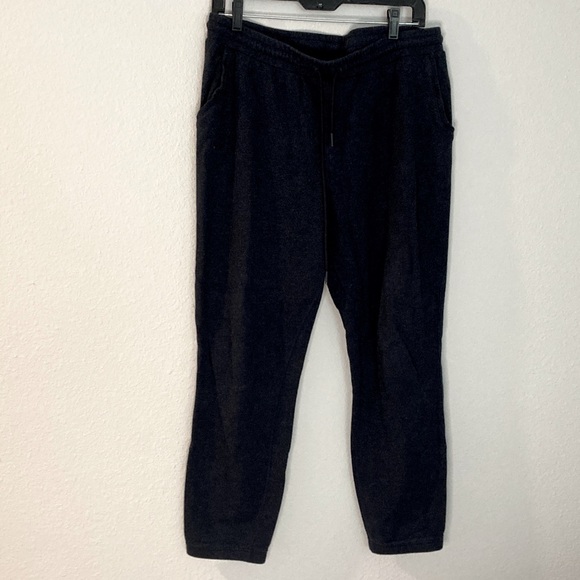Naadam Cotton Cashmere Relaxed Cozy Jogger Sweat Pants Navy Blue L - Picture 1 of 9